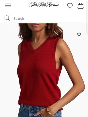 Reformation Cashmere tank vest